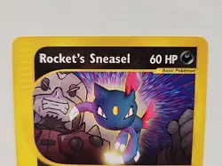 Rocket's Sneasel #5 BEST Best of Game Promo Pokemon Card LP - Image 2
