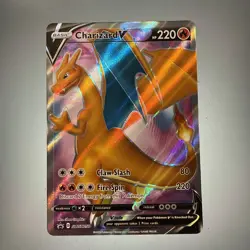 Pokemon card Charizard v SWSH050 Near-Mint condition - Image 1