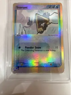 2003 Pokemon Ex Dragon - Snorunt 44/97 Reverse Foil PSA 10 Gem Mint Card 7 - Image 3