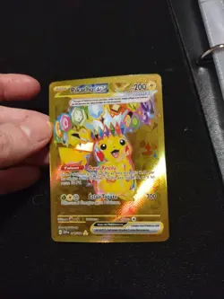 Pokemon Pikachu TCG Prismatic Evolutions EX Gold Card 179/131 - Image 1