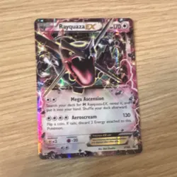 Pokemon Rayquaza EX Shiny Holo Promo XY XY69 Card - Image 1