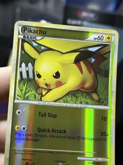 Pikachu 78/123 HeartGold SoulSilver 2010 HGSS Reverse Holo Pokemon Card TCG - Image 4