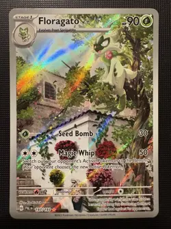 2023 Pokemon Paldea Evolved Floragato IR 197/193 ILLUSTRATION RARE HOLO Card! - Image 1