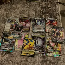 Pokemon Jumbo Card Lot – 12 Oversized Cards – Mixed Promo – Mostly NM - Image 1