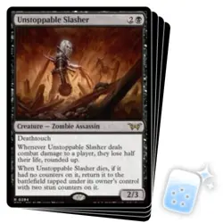 UNSTOPPABLE SLASHER (294) X4 Duskmourn: House Of Horror DSK Magic MTG MINT CARD - Image 1