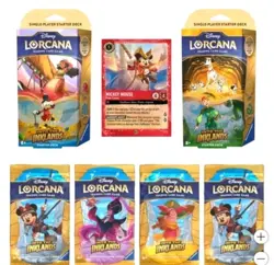 Disney Lorcana TCG Into The Inklands Bundle Box Includes Bonus Promo Cards - Image 3