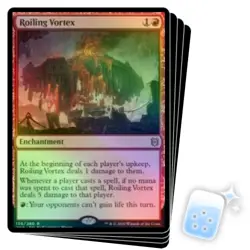 FOIL ROILING VORTEX X4 Zendikar Rising ZNR Magic MTG MINT CARD - Image 1