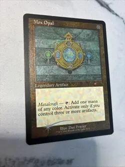 Magic: The Gathering Mox Opal Legendary Artifact Card SLD Retro Foil - Image 1