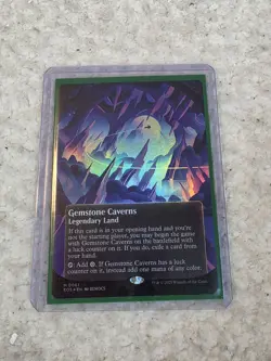 Gemstone Caverns (0061) (Borderless) Edge of Eternities: Stellar Sights Foil MTG - Image 1