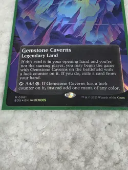 Gemstone Caverns (0061) (Borderless) Edge of Eternities: Stellar Sights Foil MTG - Image 4