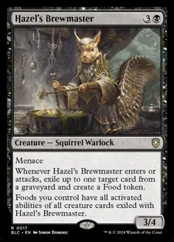MTG Hazel's Brewmaster Bloomburrow Commander 17 R NM - Image 1
