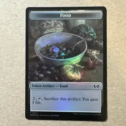 Mtg Treasure/food Token Foil WOE (0014) - Image 2