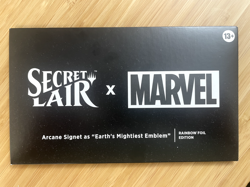 MTG Secret Lair x Marvel Arcane Signet Rainbow Foil Edition - SEALED ~ IN HAND - Image 1