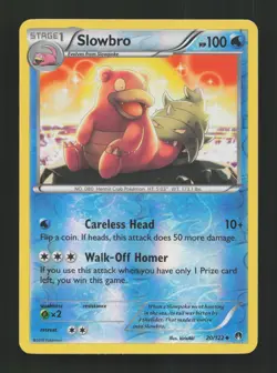 Slowbro 20/122 Uncommon BREAKpoint Pokemon Reverse Holo Near Mint - Image 1