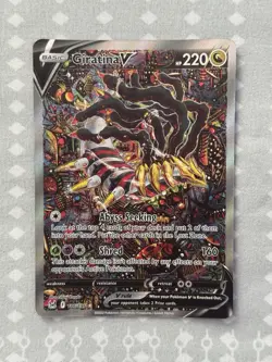 Pokemon TCG Giratina V 186/196 2022 Lost Origin Alt Art Near Mint English - Image 3