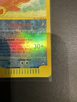 Slowbro 33/147 Holo Reverse Set Aquapolis Pokemon TCG 2003 - Image 3