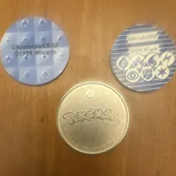 Nintendo Pokemon TCG Flip Coins Pikachu Mewtwo 1999 25th Anniversary WOTC - Image 4
