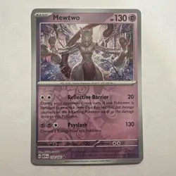 Mewtwo 150/165 Reverse Holo: Scarlet & Violet 151 Pokemon NM - Image 1