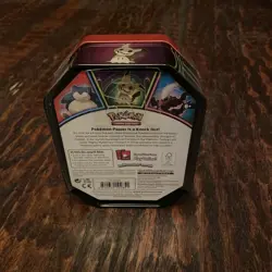 Pokemon TCG: Mighty Mysterious Tin Snorlax New Factory Sealed 2021 3x Boosters - Image 3