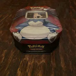 Pokemon TCG: Mighty Mysterious Tin Snorlax New Factory Sealed 2021 3x Boosters - Image 5