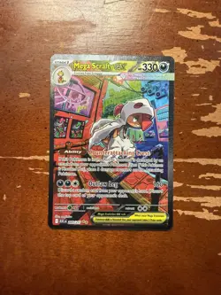 Mega Scrafty EX - Special Illustration Rare 285/217 Ascended Heroes Pokemon TCG - Image 1