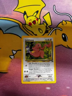 Pokemon TCG Lickitung Rare Southern Islands 16/18 - Light Damage - SAME DAY SHIP - Image 1