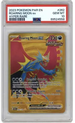 Roaring Moon ex - Pokemon (2023) Paradox Rift #262 - Secret Hyper Rare PSA 10 - Image 1