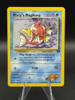 Misty’s Magikarp 88/132 Pokemon Gym Challenge Unlimited Common Lightly Played - Image 1
