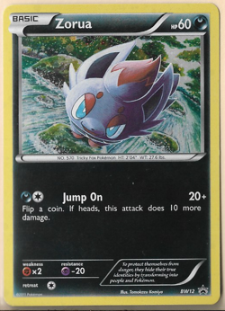 Zorua - BW12 - Black and White Promos (PR) - LP - Pokemon - English - Image 1