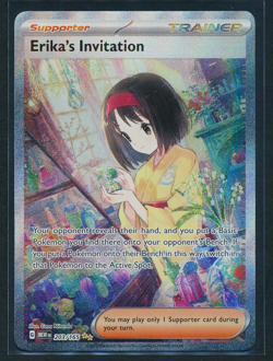 Erika's Invitation 203/165 SIR Special Illustration Pokemon S&V 151 NM English - Image 1