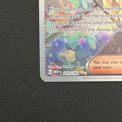 Pokemon TCG Erika’s Invitation 203/165 Scarlet & Violet 151 SIR - NM - Image 5