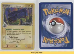 Beldum Reverse Foil Pokemon EX Delta Species #59 2005 READ k5i - Image 3