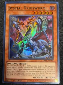 Yugioh! Bystial Druiswurm - DABL-EN008 - Super Rare - 1st Edition LP - Image 1
