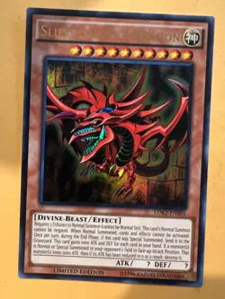 Yu-Gi-Oh TCG #LDK2-ENS01 Slifer the Sky Dragon Limited Edition Ultra Rare NM+ - Image 1