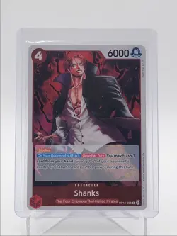 SHANKS 2025 ONE PIECE LEGACY OF THE MASTER RARE #OP12-008 Q5686 - Image 1