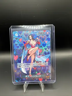 One Piece TCG OP07-051 Boa Hancock SP SR Japanese Alt Art Near Mint - Image 1