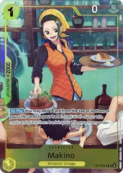 Makino PROMO ST13-012 [Best Selection Vol 3] Alt Art Parallel One Piece English - Image 2