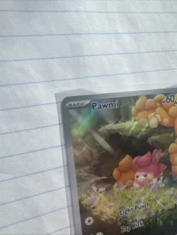 Pokemon TCG Pawmi Sir Card 226/091 Paldean Fates - Image 5
