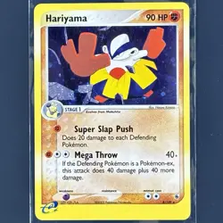 Hariyama 8/109 EX Ruby & Sapphire Holo Rare Pokemon Card TCG 2003 Fighting #8 - Image 1
