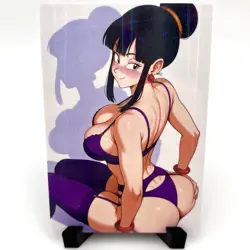Dragon Ball Z Chi-Chi Sexy Anime Waifu Girl Doujin Lewd Goddess Story Art Card - Image 1