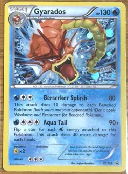 Pokemon Gyarados TCG XY Promos Holo Card XY109 Black Star Promo - Image 1