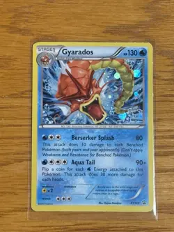 Pokemon Gyarados TCG XY Promos Holo Card XY109 Black Star Promo - Image 3