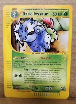 Pokemon Dark Ivysaur Best of Game #6 Promo Card TCG Nintendo 2002 NM/MT - Image 1