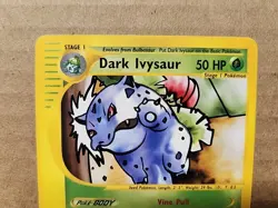 Pokemon Dark Ivysaur Best of Game #6 Promo Card TCG Nintendo 2002 NM/MT - Image 2