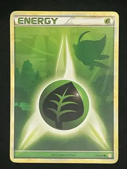 🔥 Pokemon TCG: 2010 Grass Energy Celebi 115/123 Pokemon Card Common VG - Image 1