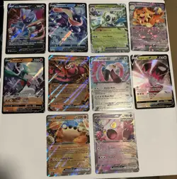Pokemon GX / EX / V Lot (10 Cards) – All Holo – No Duplicates – NM - Image 1