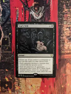 MTG Card: (1x) Szat's Will (Commander Legends) - Image 1