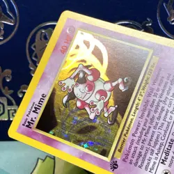 Pokemon Mr. Mime 6/64 Jungle Holo Rare 1st Edition English Card 1999 NM/M - Image 5