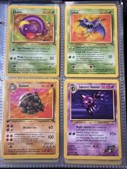 Pokemon Binder Collection Of Vintage Cards🔥(conditions Range) - Image 4