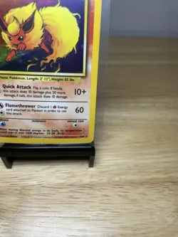 Pokemon TCG Flareon Jungle Holo Card - 3/64 Unlimited Rare, LP Pokemon Card - Image 4